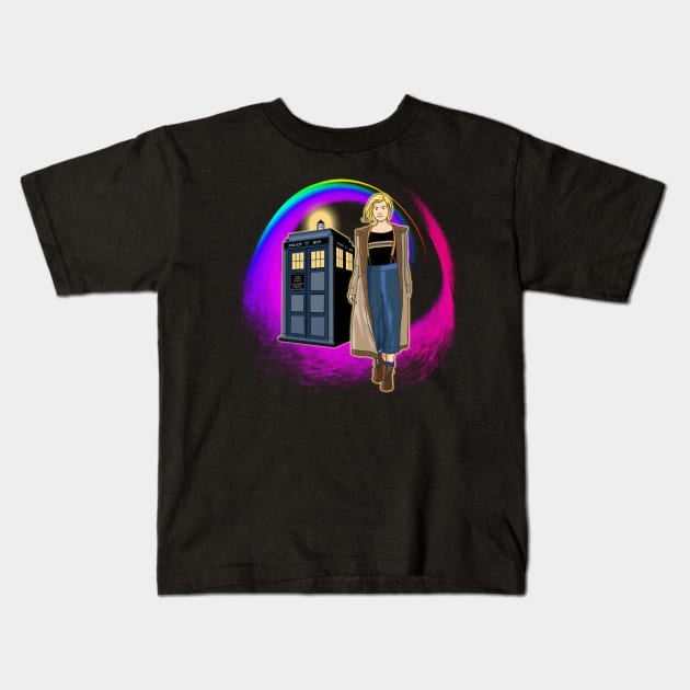 THE DOCTOR IS COMING... Kids T-Shirt by KARMADESIGNER T-SHIRT SHOP